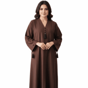 Simple Plain Abaya – Modest Loose Fit Choco Mix Colors