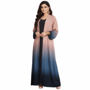 Two-Piece Baggy Abaya with Inner Wrist Band – Size 54