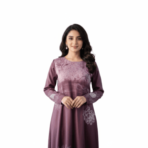 Simple Plain Abaya – Modest Loose Fit Choco Combo 54