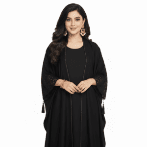 Simple Plain Abaya – Modest Loose Fit Black