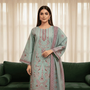 Luxury Stylish & Elegant 3-Piece Cotton Ladies Suit