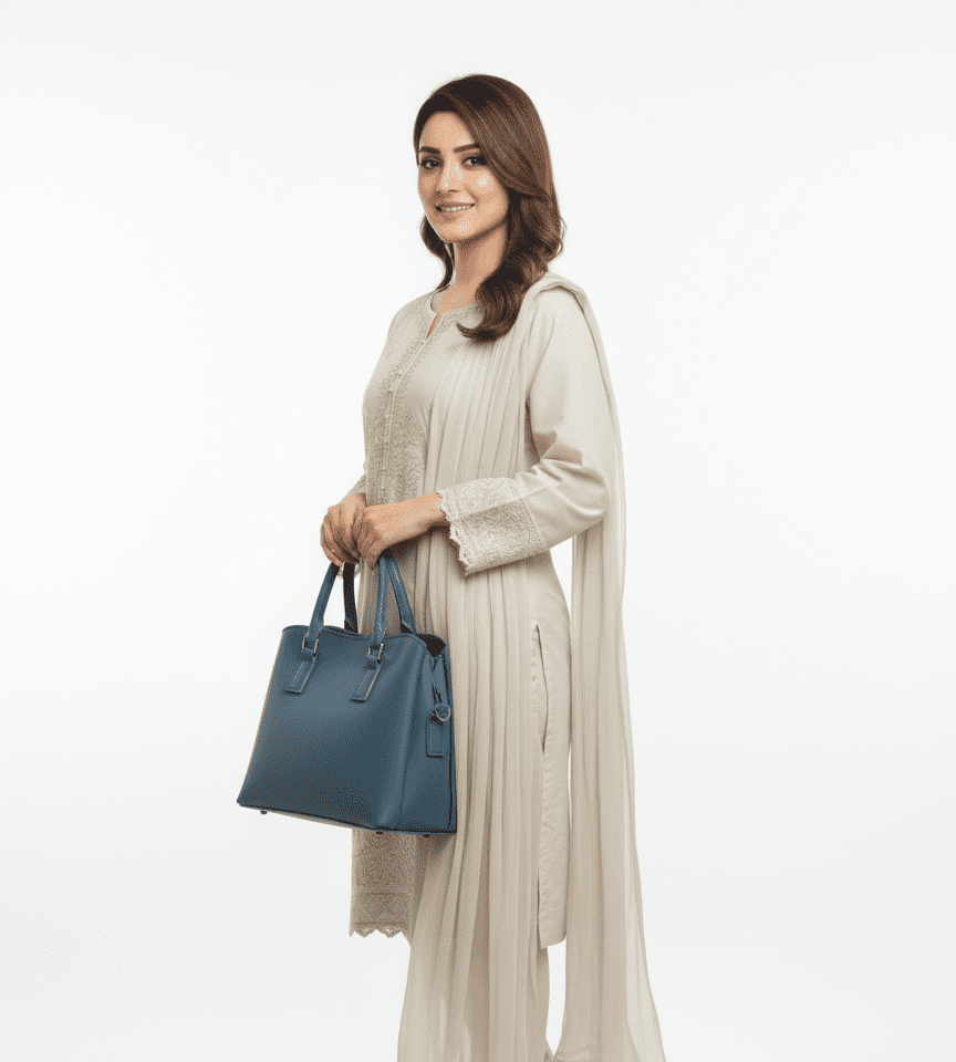 Luxury Stylish & Elegant Ladies Leather single zipper - Image 4