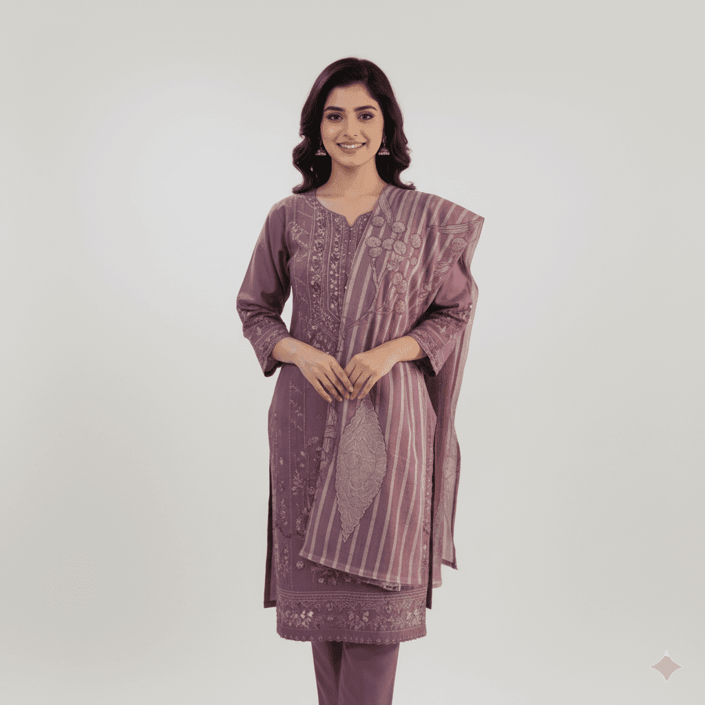 Stylish & Elegant 3-Piece Ladies Suit