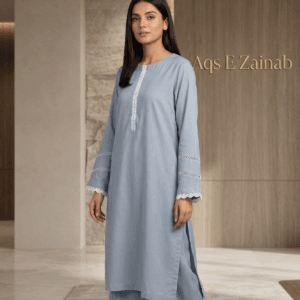 Sheesha silk  Stylish & Elegant -2 Piece  loose trouser