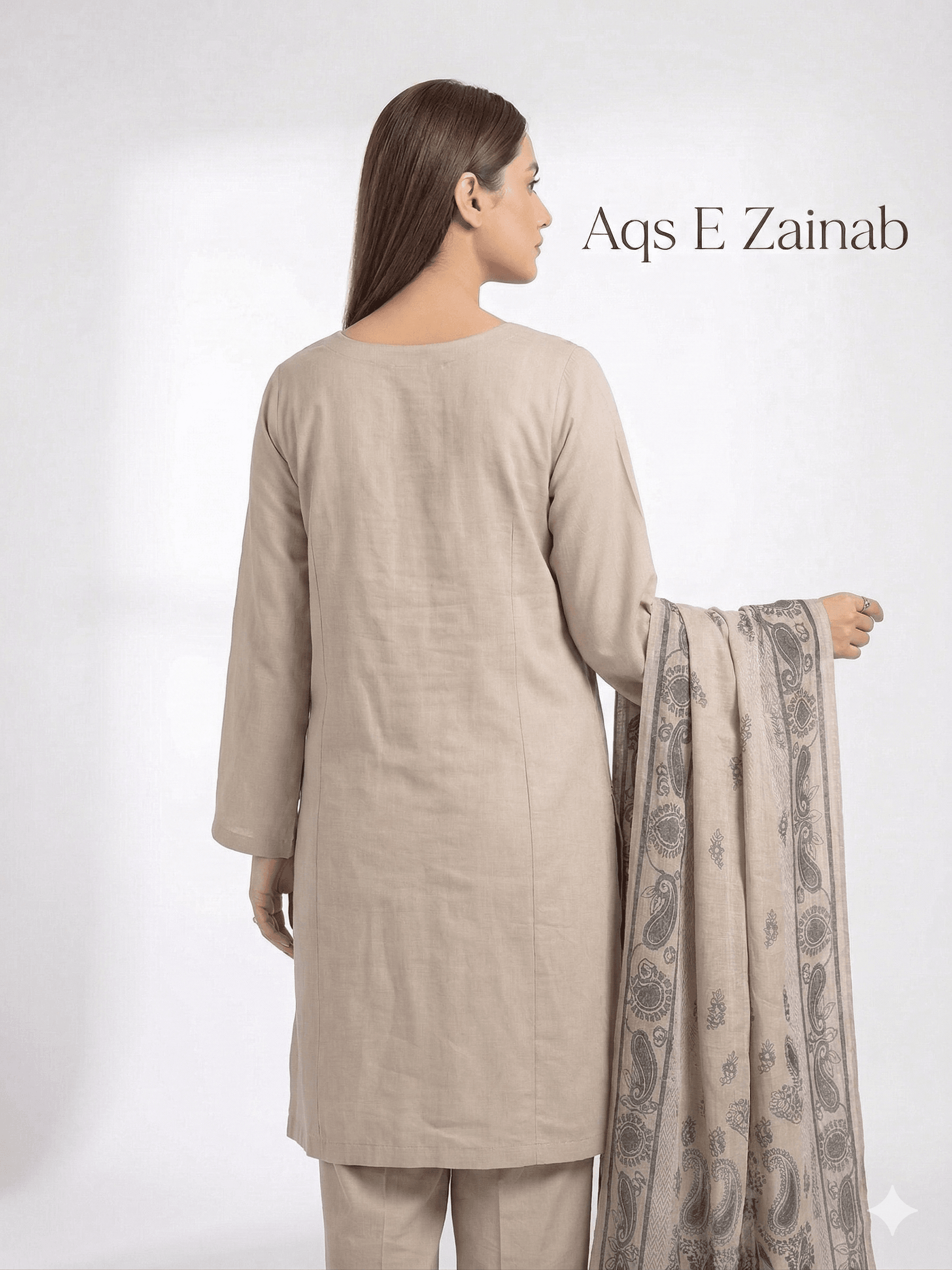 Sheesha silk Stylish & Elegant -2 Piece loose trouser Cotton - Image 4