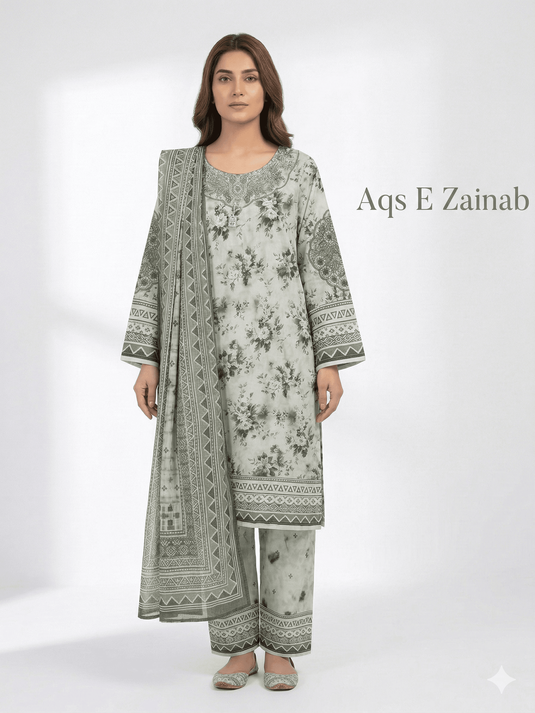 Stylish & Elegant -3 Piece Print Design