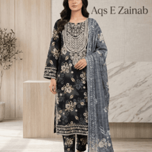 Stylish & Elegant -3 Piece   Embroidery Loan