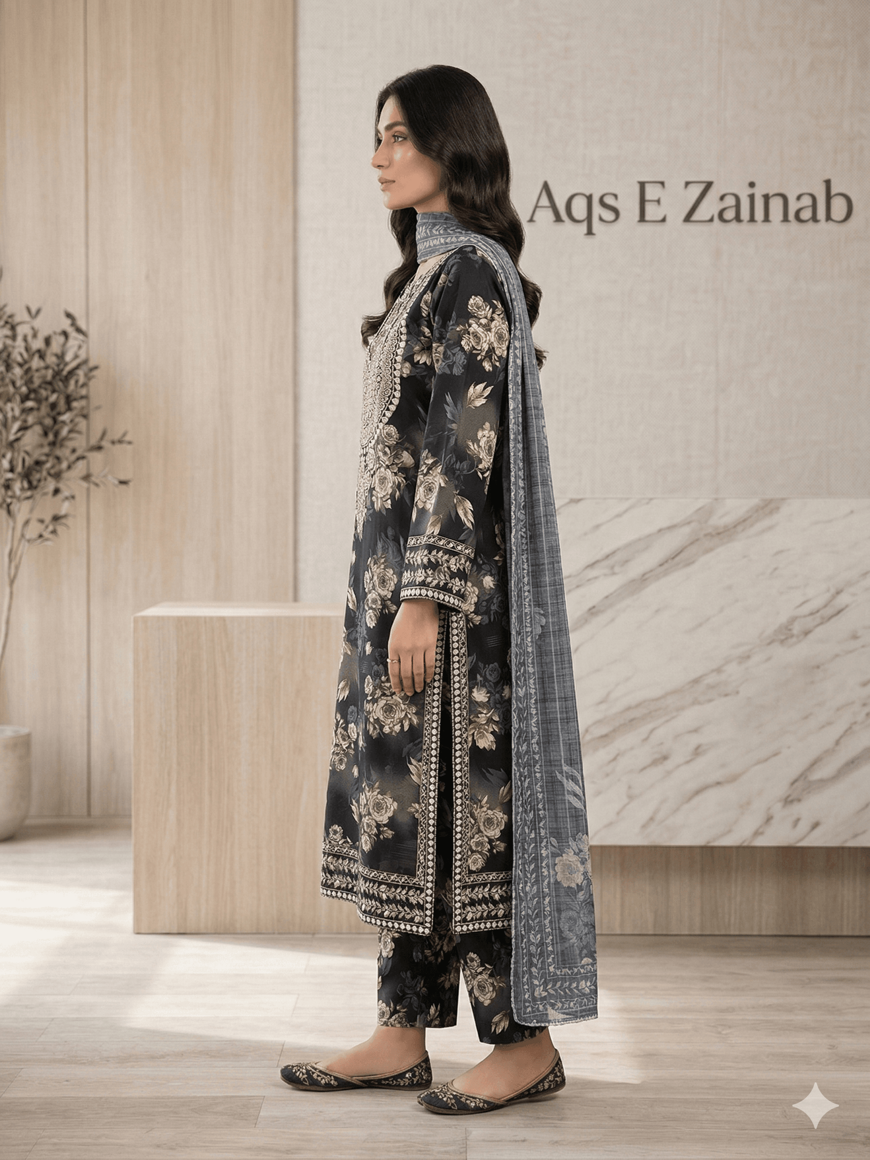 Stylish & Elegant -3 Piece Embroidery Loan - Image 3