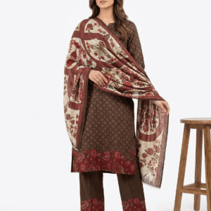 Stylish & Elegant -3 Piece  Printed