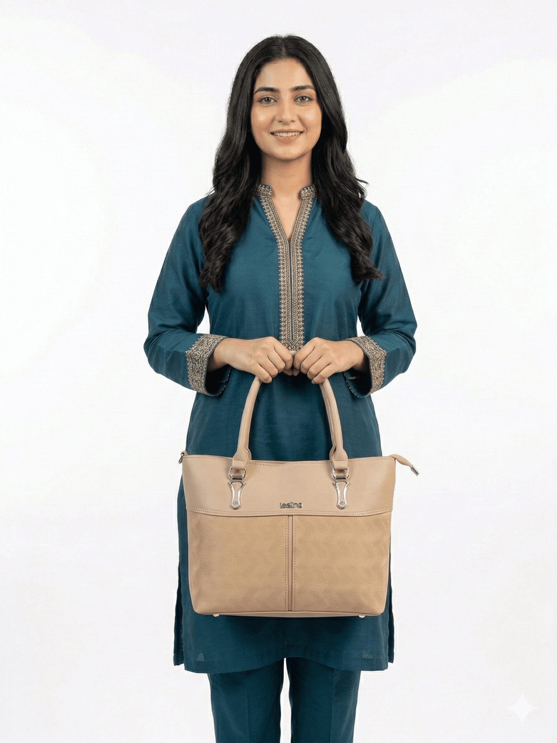 Luxury Stylish & Elegant Ladies Leather single zipper - Image 2